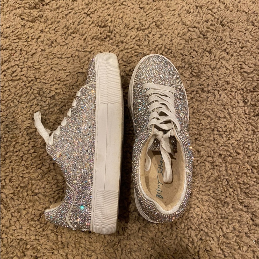 Betsey Johnson Rhinestone Shoes